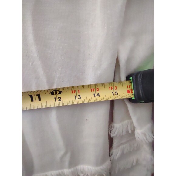 Trina Turk Ivory Fringe Sass Merino Wool Dress Size Small Please Read Descript - Picture 8 of 10